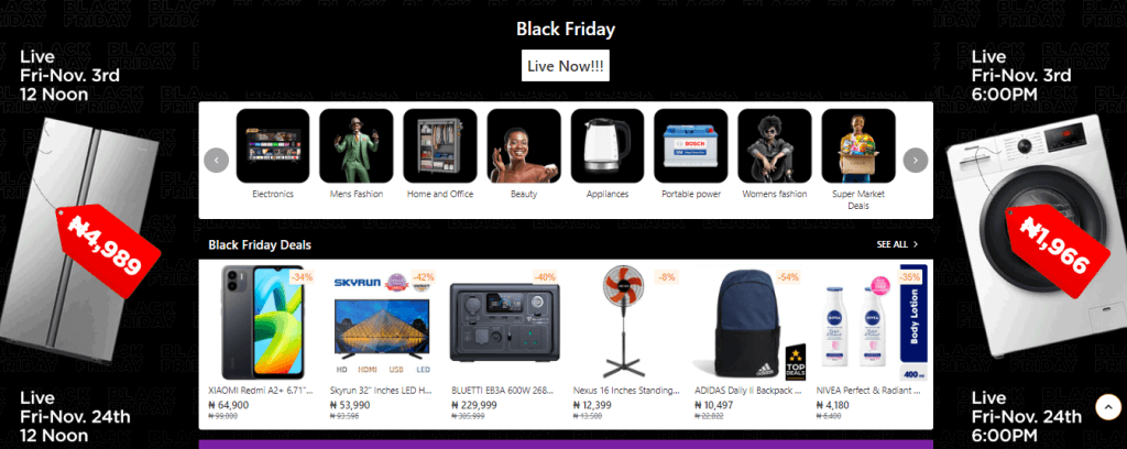 Jumia Black Friday 2024 – See Today’s Best Deal